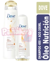 Dove Oleo Nutricion Shampoo 400ML + Aco 200ML DOVE