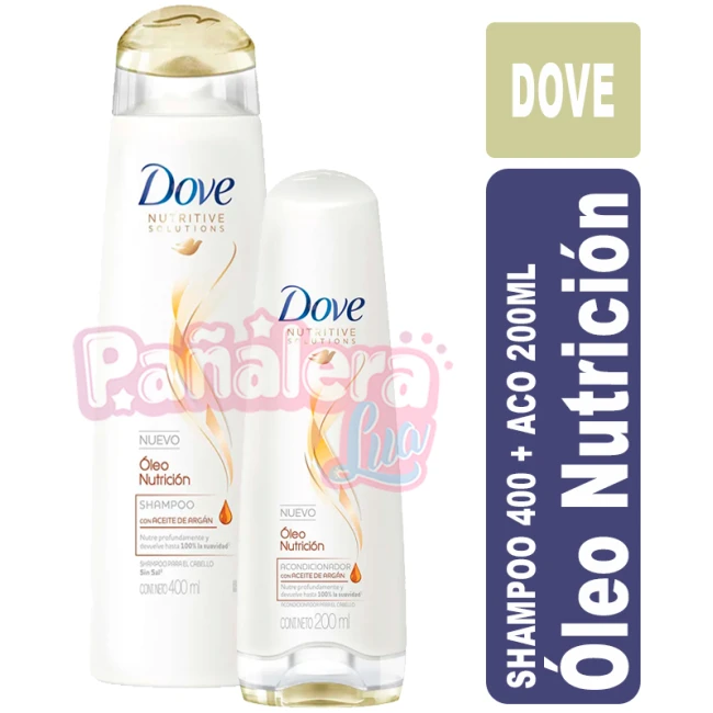 Dove Oleo Nutricion Shampoo 400ML + Aco 200ML DOVE