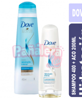 Dove Hidratación Intensa Shampoo 400ML + Aco 200ML DOVE