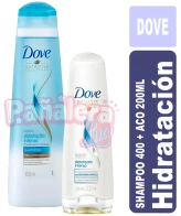 Dove Hidratación Intensa Shampoo 400ML + Aco 200ML DOVE