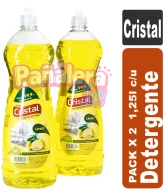 Cristal Detergente de platos Pack x 2