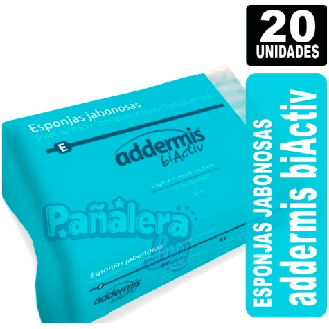 Addermis Esponjas Jabonosas 20 unidades INDASEC