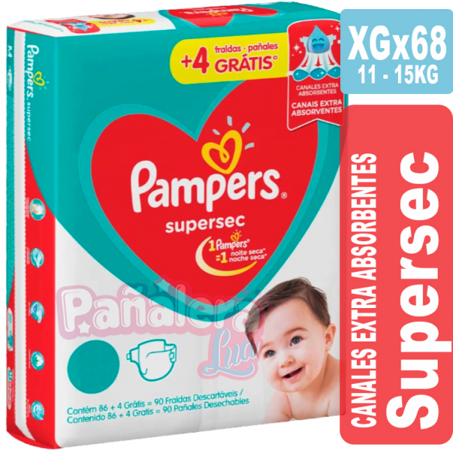 Pampers supersec XGx68 PAMPERS
