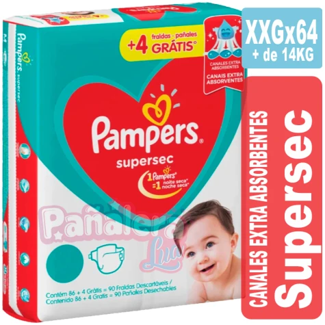 Pampers supersec XXGx64 PAMPERS