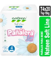 Nateen Soft Line Talle 4 x 20 (ecológicos) NATEEN