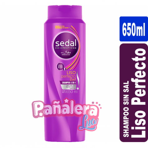 Sedal Liso Perfecto Shampoo 650ml