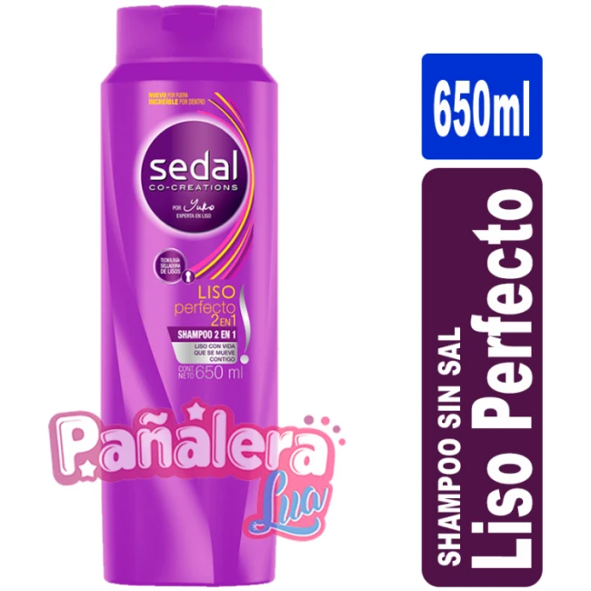 Sedal Liso Perfecto Shampoo 650ml