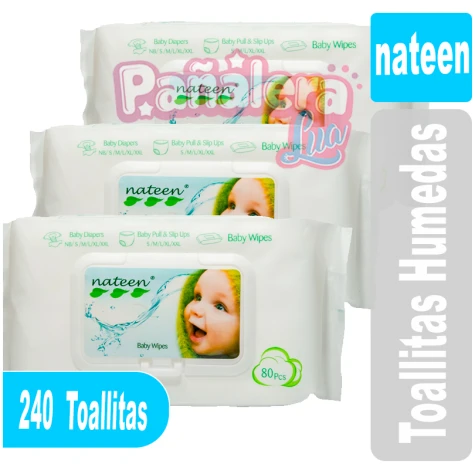 Nateen Toallias Humedas Pack 240 NATEEN