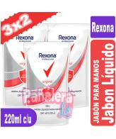 Rexona Jabon Líquido 3x2 220ml c/u REXONA