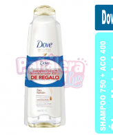 Dove Óleo Nutrición Shampoo 750 ml + Aco 400ml DOVE