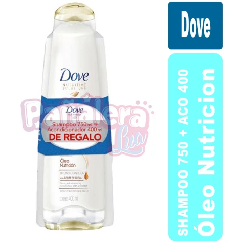 Dove Óleo Nutrición Shampoo 750 ml + Aco 400ml DOVE