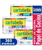 Cartabella Rollo de Cocina superpack 360 toallas