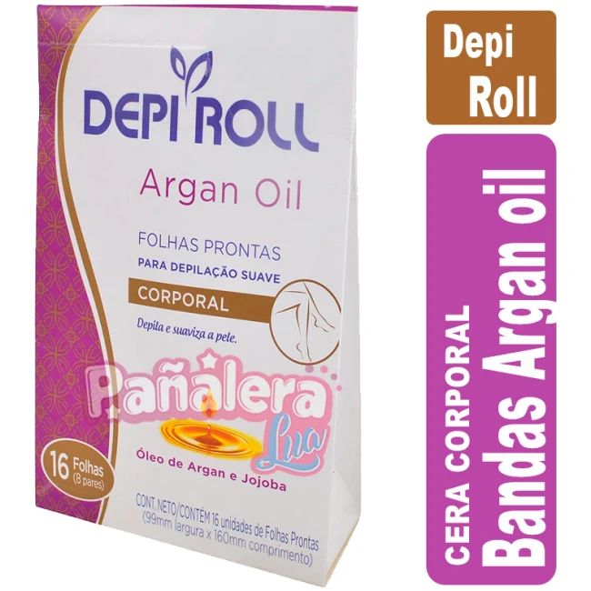 Depi Roll Bandas Corporales x 16 con Aceite de Argan SAGRIN