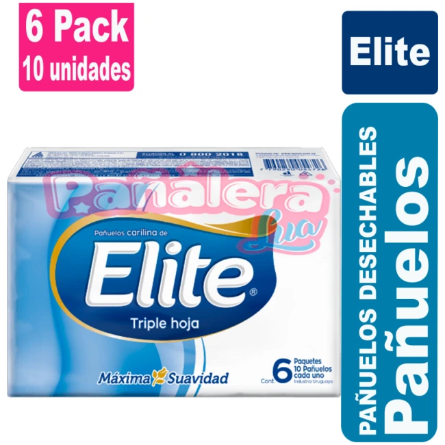 Pañuelos elite Pack x6 x10 unidades c/u