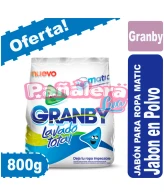 Granby Jabon en Polvo Matic 800g