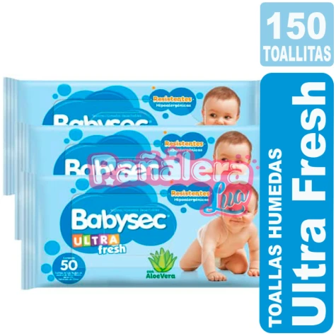 Babysec Ultra x 150 toallitas humedas BABYSEC