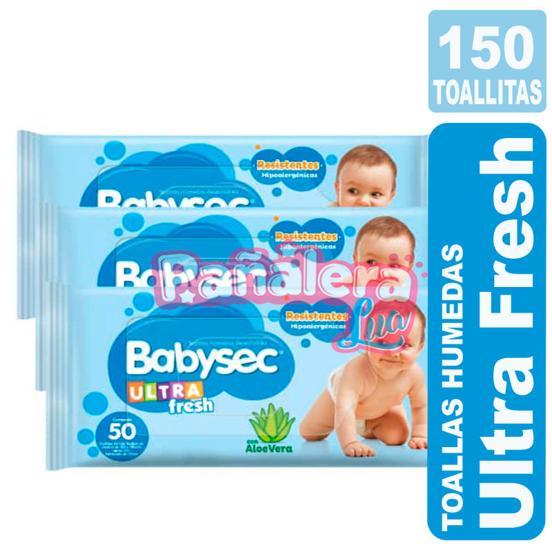 Babysec Ultra x 150 toallitas humedas BABYSEC