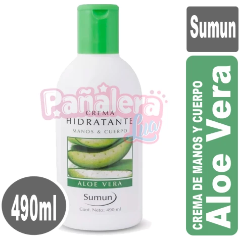 Sumun Crema para Manos y Cuerpo Aloe Vera 490ml