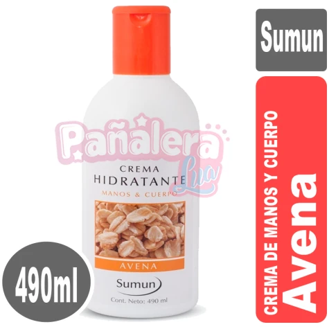 Sumun Crema para Manos y Cuerpo avena 490ml