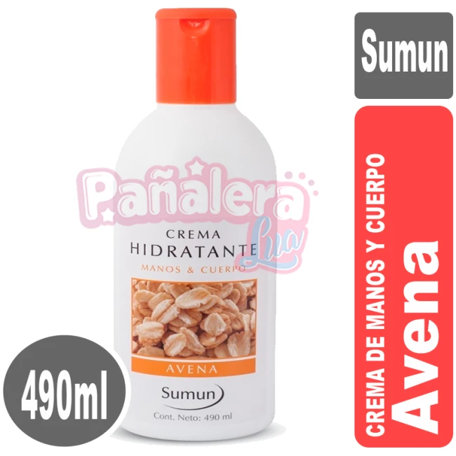 Sumun Crema para Manos y Cuerpo avena 490ml