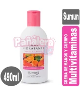 Sumun Crema para Manos y Cuerpo Multivitaminas 490ml