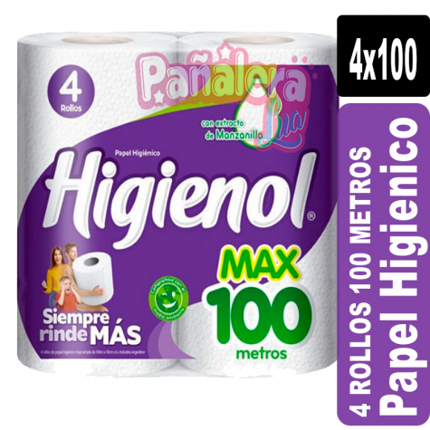 Higienol Max 4 rollos 100mt