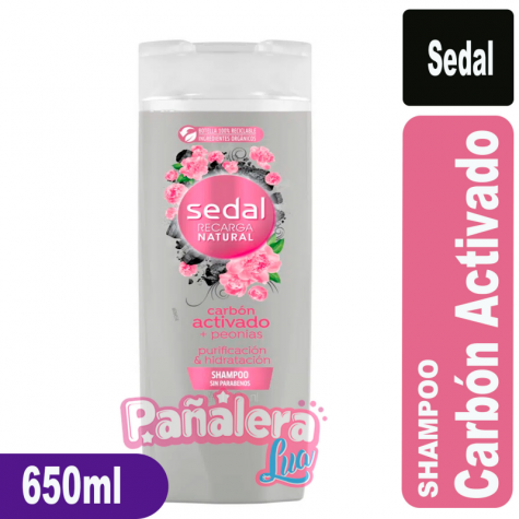 Sedal Shampoo 650ml Carbon actIvado SEDAL