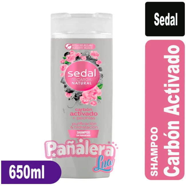 Sedal Shampoo 650ml Carbon actIvado SEDAL