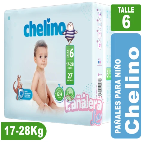 Chelino Premium Talle 6 x27 unidades