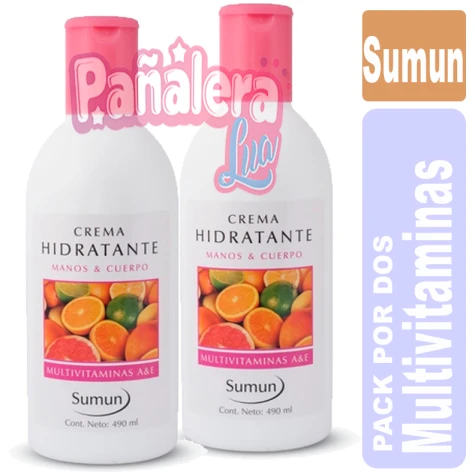 Sumun Crema Pack Multivitaminica 2da unidad al 50%