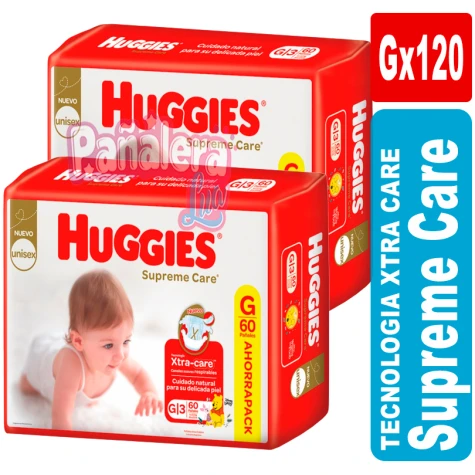 Huggies Supreme Care Pack Ahorro Gx120