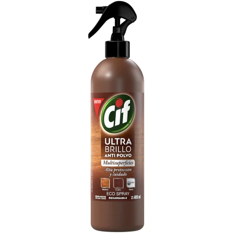 cif ultrabrillo para muebles en botella