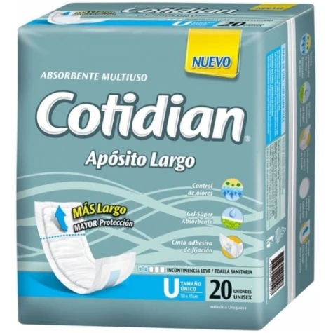 Cotidian Apósito Largo x 20