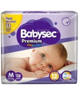 pañales babysec premium mx136