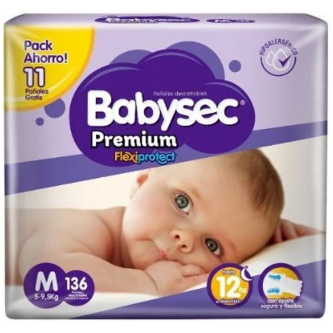 pañales babysec premium mx136