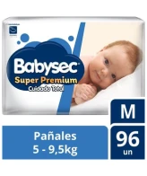 babysec super premium mediano por 96 pañales