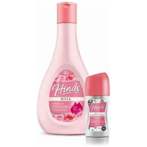 HINDS CREMA ROSA MAS ROLL ON DE REGALO