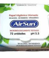 AirSun Papel Higienico x72 unid. Con Tapa