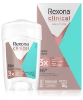 Rexona Clinical Barra Dama Clean Scent 48g