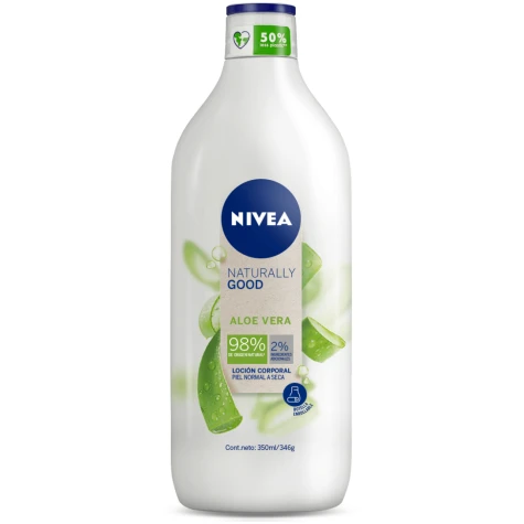 Nivea Crema Corporal NATURALLY GOOD Aloe Refrescante 350ml