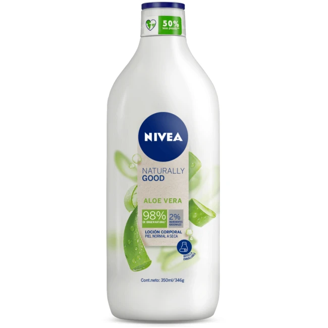 Nivea Crema Corporal NATURALLY GOOD Aloe Refrescante 350ml