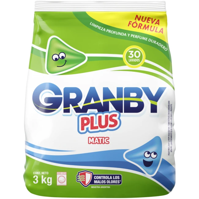 Granby Jabon en Polvo Plus Matick 3k