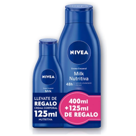 Nivea Crema Corporal Soft Mil Piel Extra Seca Pack 400 + Pote 125g De Regalo