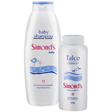 Simonds talco mas shampoo