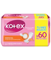 Kotex protector diario esencial 60