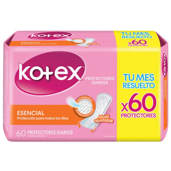 Kotex protector diario esencial 60