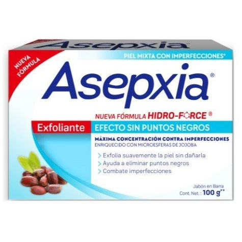 Asepxia Jabon Exfoliante 100g