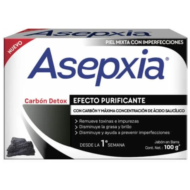 Asepxia Jabon Carbon 100g