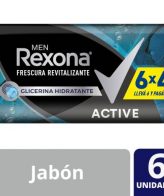 Rexona Jabon en Barra 125g 6x4 Active