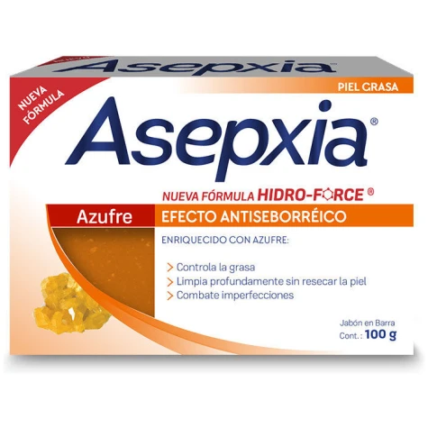 Asepxia Jabon Azufre 100g